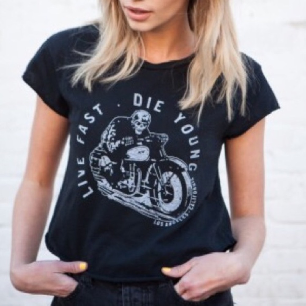 Brandy Melville “Live Fast Die Young” Tee